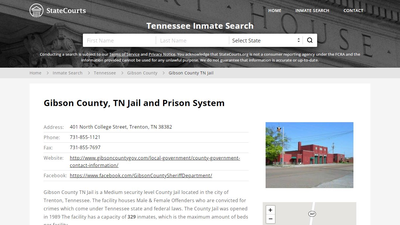 Gibson County TN Jail Inmate Records Search, Tennessee - State Courts